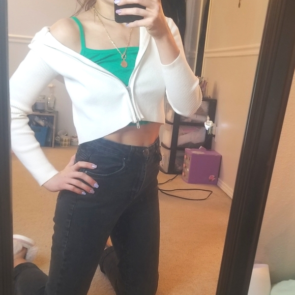 Brandy Melville Tops - Brandy Melville arden zip up